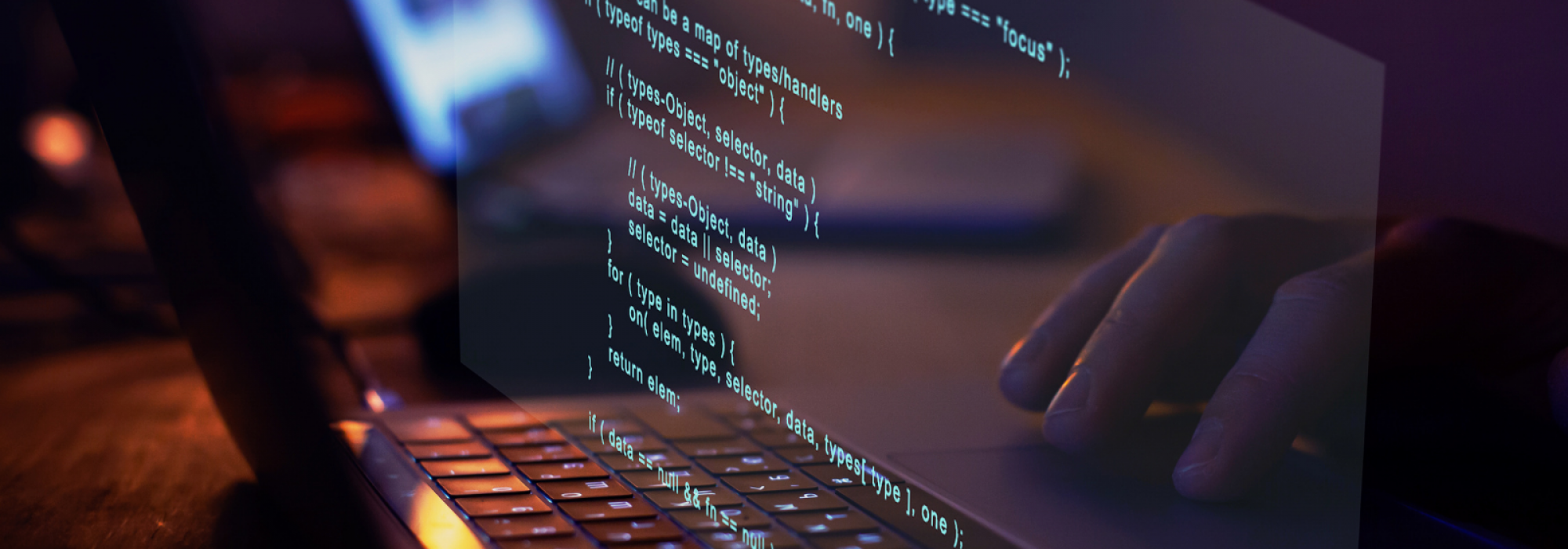 coding sur l'écran d'un ordinateur